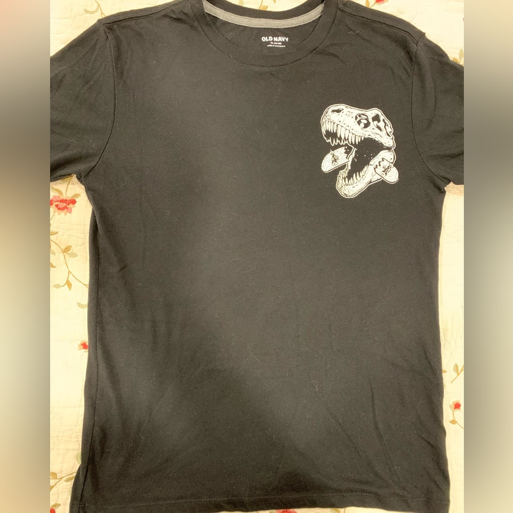 Old Navy Black Crew Neck T-Shirt